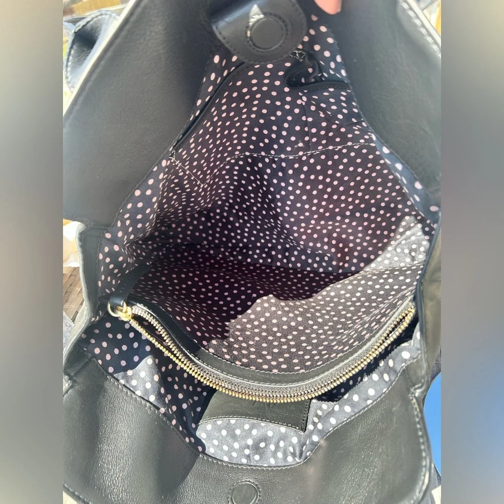 Boden Sherborne Leopard Print Cowhide Leather Tote Bag NWOT plus Dustbag - Picture 15 of 16